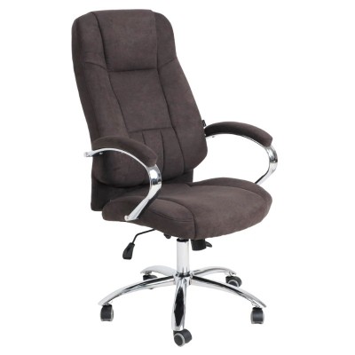 Кресло поворотное KING A, ткань/темно-коричневый